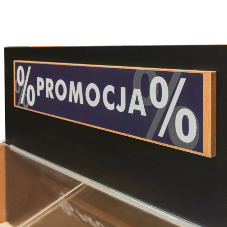 Regał na pieczywo promocyjne Mega-M H-138.5 cm L-122 cm G-98.5 cm dąb kraft