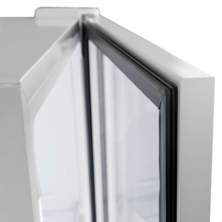 Witryna chłodnicza 1-drzwiowa 388L Mega-M DIEGO i59 White oświetlenie LED