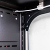 Regał chłodniczy Mega-M HUGO PLUS IC L-125 cm G-74 cm H-201 cm black drzwi transparentne N