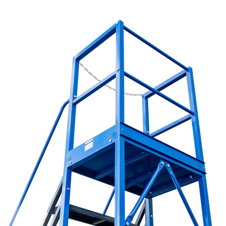 Drabina magazynowa przejezdna Mega-M STANDARD H-300 cm 12 stopni N