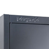Szafa metalowa na dokumenty Mega-M J-120 grafitowa S-120 cm G-40 cm H-185 cm skręcana N