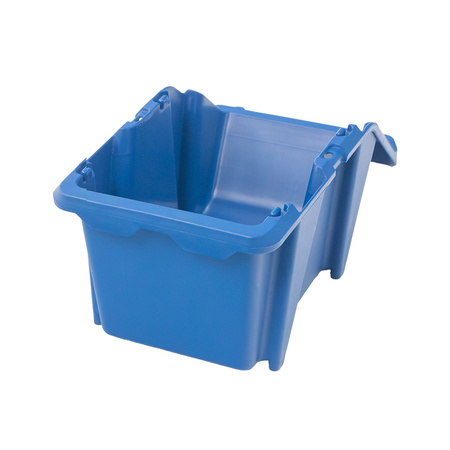 Pojemnik magazynowy Mega-M kuweta warsztatowa S plastikowa 155x250x120 mm niebieski (pakiet 6 szt.) N