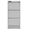 Szafka metalowa kartotekowa Mega-M J-3/S 3 szuflady A4 szara S-46 cm G-62 cm H- 103 cm skręcana N