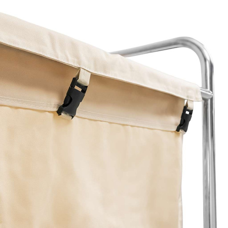 Wózek hotelowy na pranie Mega-M 88x54x89 cm beżowy