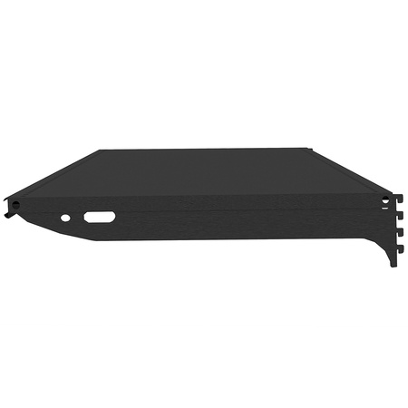 Półka pełna Mega-M Basic L-100 cm G-40 cm antracyt RAL7016 + 2 szt wspornik G-40 cm N