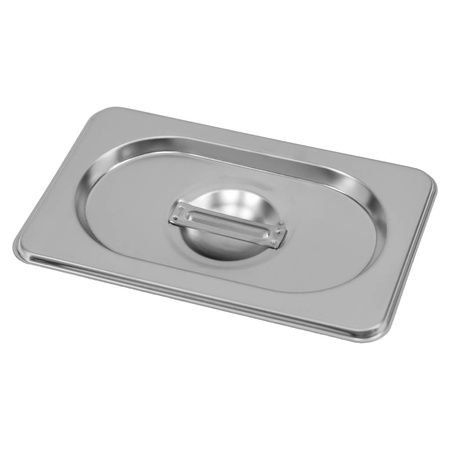 Pokrywka do GN 1/9 ze stali nierdzewnej Mega-M 17,6x10,8 cm