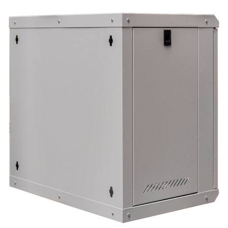 Szafa Rack Mega-M 19" 12U 600x600x400 wisząca szary N