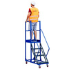 Drabina magazynowa przejezdna Mega-M STANDARD H-100 cm 4 stopnie N