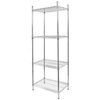 Regał gastronomiczny druciany chromowany Mega-M 4-półkowy 60x45x180 cm