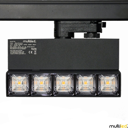 WL-SPOT Czarny 20W MULTILED