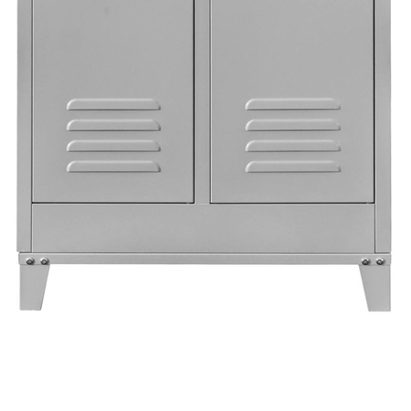 Podstawa ramowa z nóżkami do szafki BHP 60 Mega-M szara 60x50x10 cm