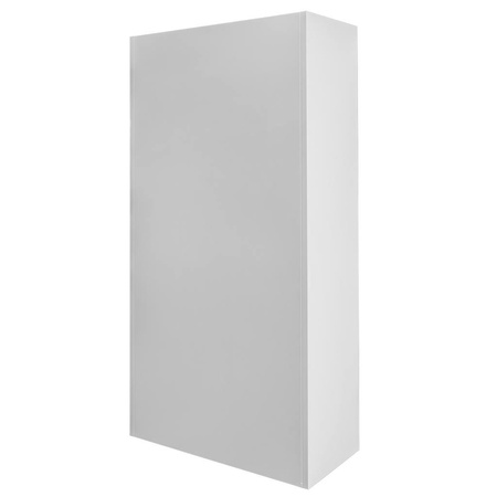 Szafa biurowa metalowa Mega-M WENUS W-13 na akta przeszklona z sejfem szara S- 90 cm G- 40 cm H-185 cm skręcana N
