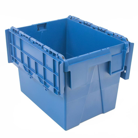 Pojemnik transportowy Mega-M zamykany S-40 cm G-30 cm H-30,6 cm plastikowy niebieski (SPK4332) N