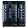Witryna chłodnicza 3-drzwiowa 1200L Mega-M DIEGO R168 Prestige black oświetlenie LED