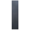 Szafa biurowa metalowa Mega-M WENUS W-15 na akta przeszklona z sejfem grafitowa / szary front S- 90 cm G- 40 cm H-185 cm skręcana N