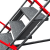 Drabina magazynowa przejezdna Mega-M H-357 cm 14 stopni N