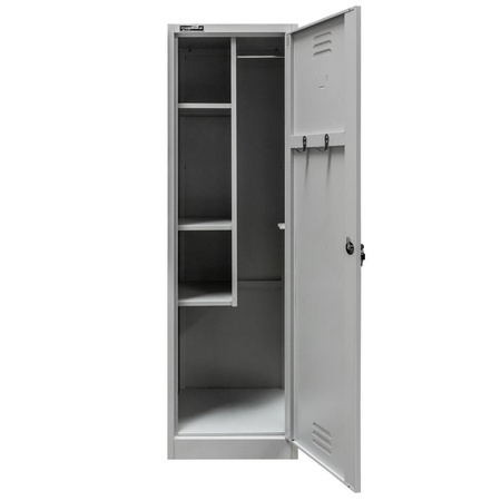 Szafa metalowa porządkowa Mega-M J-50/P szara S-50 cm G-50 cm H-180 cm skręcana N
