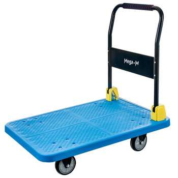 Wózek platformowy Mega-M 400 kg 61 cm x 90 cm M niebieski N