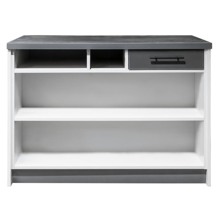 Lada sklepowa sprzedażowa impulsowa Mega-M H-90 cm L-120 cm G-60 cm jasny szary