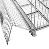 Pojemnik siatkowy Gitterbox S-120 cm G-100 cm H-89 cm oczko 5x5 cm wzmacniany z otwieranym bokiem ocynk N