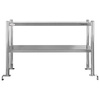 Nadstawka na stół Mega-M 150x30x60/2półki/ N