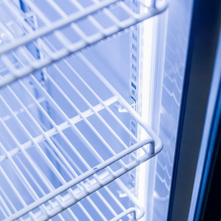 Witryna chłodnicza 1-drzwiowa 150L Mega-M DIEGO S40 Exclusive oświetlenie LED
