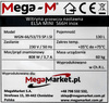 Witryna grzewcza nastawna Mega-M ELSA MINI  S66H S-66 cm G-53 cm H-69 cm inox N