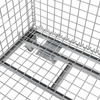 Pojemnik siatkowy gitterbox z kołami Mega-M 120x100x89 cm kosz metalowy składany