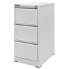 Szafka metalowa kartotekowa Mega-M J-3/S 3 szuflady A4 szara S-46 cm G-62 cm H- 103 cm skręcana N