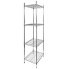 Regał chromowany gastronomiczny Mega-M 4-półkowy H-180 L-60 G-45 N