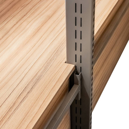 Regał na pieczywo otwarty oświetlenie LED Mega-M H-193 cm L-257 cm G-62 cm Coco Bolo