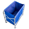 Wózek hotelowy na pranie Mega-M 86x65x80 cm składany niebieski