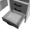 Stół warsztatowy z 6 szufladami 1 szafką zamykaną Mega-M HANDYMAN S-160 cm G-60 cm H-85 cm grafit