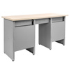 Stół warsztatowy Mega-M  HANDYMAN S-160cm x G-60 cm x H-85 cm 6 szuflad + 1 szafka grafit N