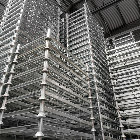 Manurack Mega-M paleta słupkowa 202,5x118x31 cm - podwójny mobilrack