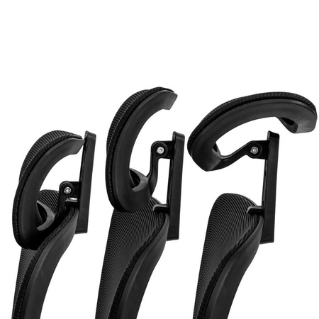 Fotel biurowy obrotowy FURVERO Norma BP/A1D/L1D/H1D czarny spełnia wymogi BHP