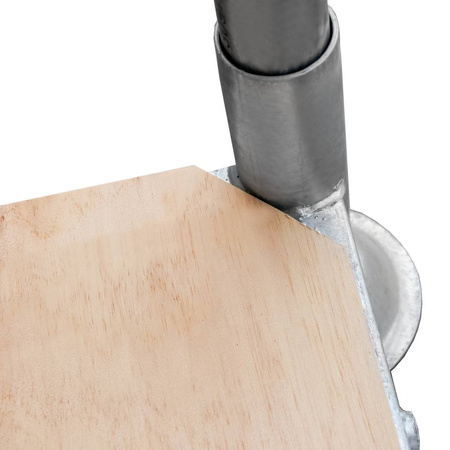 Manurack Mały Mega-M 154,5cm x 118cm x 31cm ocynk + podstawa ze sklejki N
