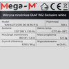 Witryna mroźnicza Mega-M OLAF R62 Exclusive white