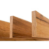 Lamel sufitowy/ ścienny podwieszany modułowy Mega-M H- 250 cm L- 96 cm G- 10 cm dąb kraft N