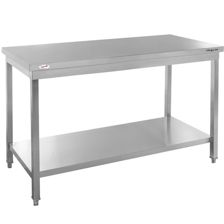 Stół gastronomiczny Mega-M 1400x700/2półki/MDF/N
