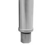 Stół ze stali nierdzewnej centralny z półką Mega-M STANDARD S-150 cm G-70 cm H-85 cm N