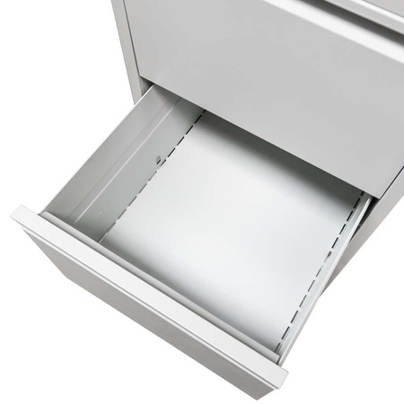 Szafka metalowa na dokumenty FURVERO W4S S/S 4 szuflady kartotekowa S-45 cm