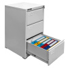 Szafka metalowa kartotekowa Mega-M J-3/S 3 szuflady A4 szara S-46 cm G-62 cm H- 103 cm skręcana N