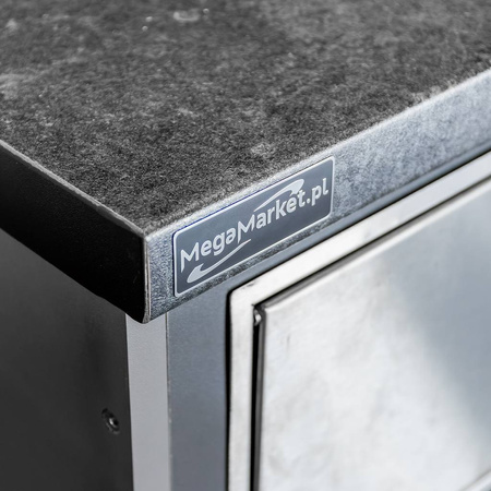 Szafka pod ekspres do kawy Mega-M H-86 cm L-80.5 cm G-76 cm popiel