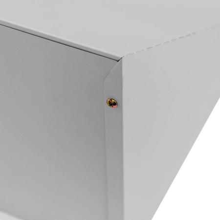 Daszek skośny do szafki BHP 80 Mega-M szary 80x50x20 cm