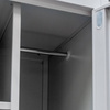 Szafa metalowa porządkowa Mega-M J-50/P szara S-50 cm G-50 cm H-180 cm skręcana N