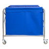 Wózek hotelowy na pranie Mega-M 86x65x80 cm składany niebieski