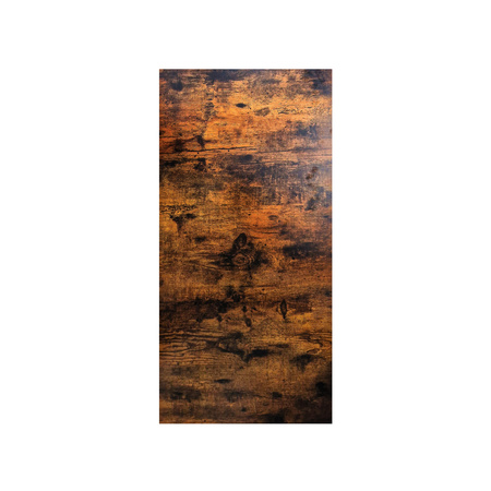 Regał magazynowy Mega-M PRO LOFT  H-180 cm L-90 cm G-40 cm 5 półek z MDF 6.2 mm okleina drewno 275 kg czarny