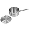 Rondel gastronomiczny wysoki z pokrywką Mega-M PRO 5l śr. 22 cm x h 12 cm N