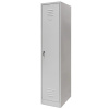 Szafka ubraniowa BHP Mega-M J-40 1 drzwiowa szara S-36 cm G-50 cm H-180 cm skręcana N
